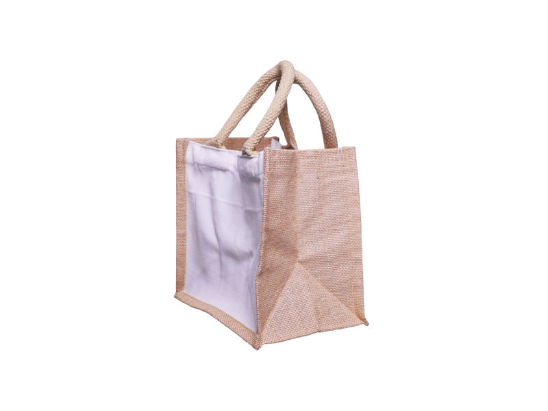 Canvas / Jute Tote Bag, Medium 31 × 30 × 20 cm