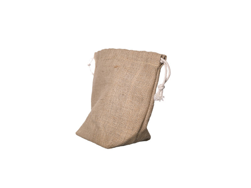 Jute Drawstring Pouch, Large 23 x 20 x 9 cm