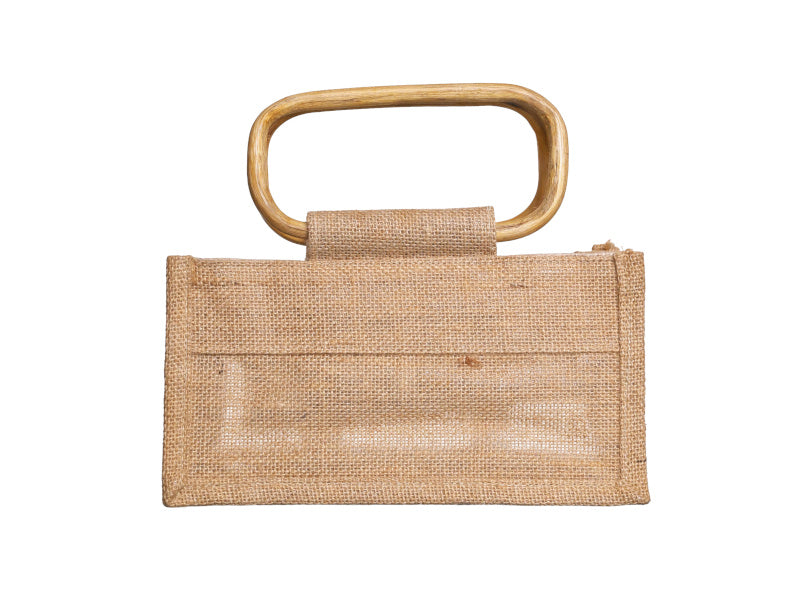 Jute Three Jar Holder, Small 23 × 11 × 7 cm