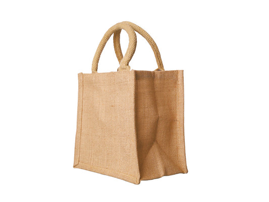 Jute Tote Bag Medium 31 × 30 × 20 cm